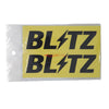 Blitz Logo Sticker - Black - 150mm