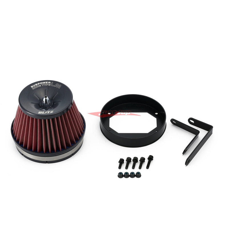 Blitz SUS Power Core Type LM Air Cleaner (Red) fits Mitsubishi Evolution 7-9 CT9A