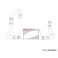 Cooling Pro Intercooler Piping Kit Fits Nissan S13 Silvia & 180SX SR20DET