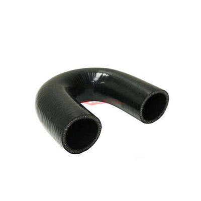 Cooling Pro Silicone Black 2 Inch / 51mm 180 Degree Bend Hose