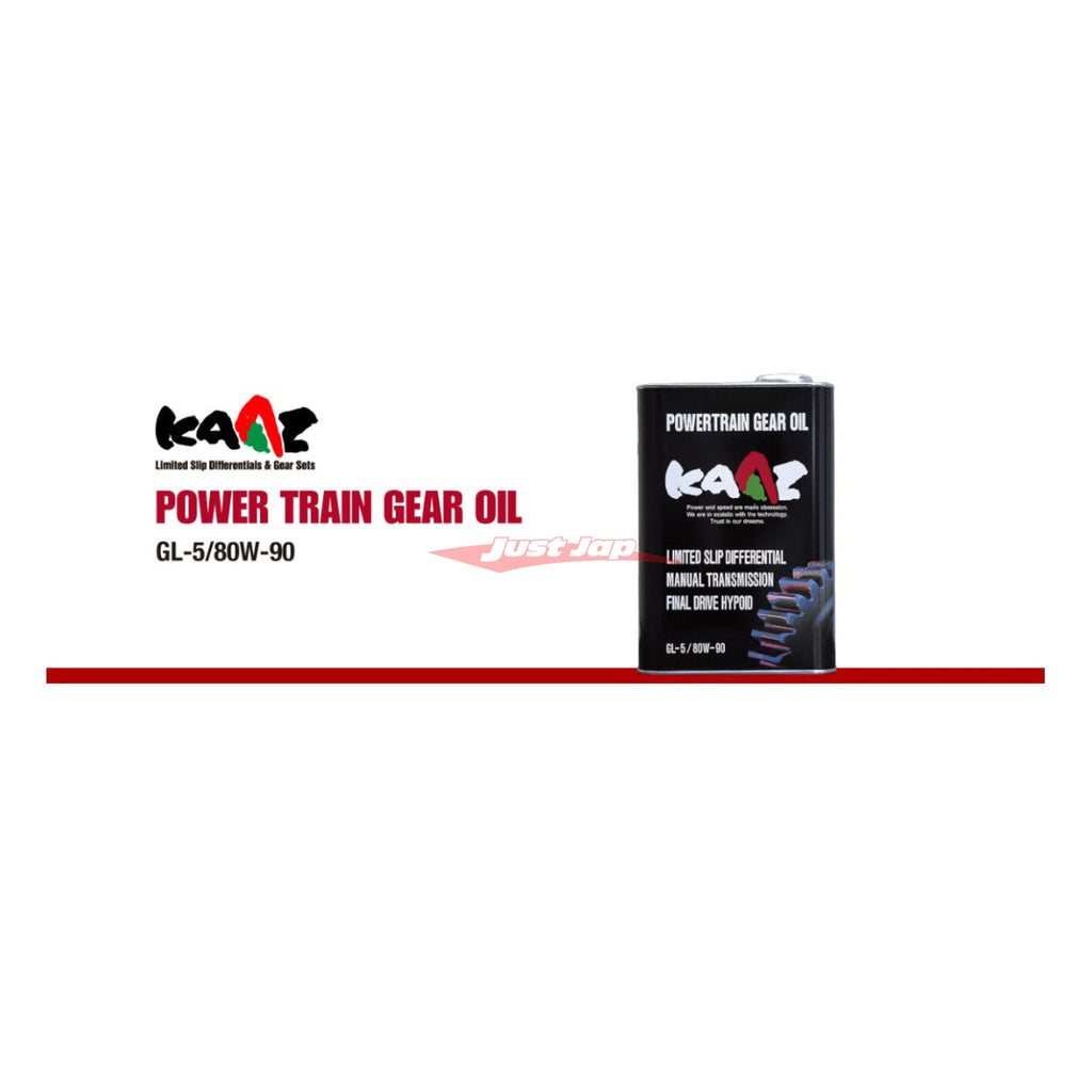 新品未開封 KAAZ LSDギヤオイル GL-5 80W-90 2L 4缶 KAAZ Power Train Gear Oil (GL-5/80W-90) 2L - KAAZ USA :: Official