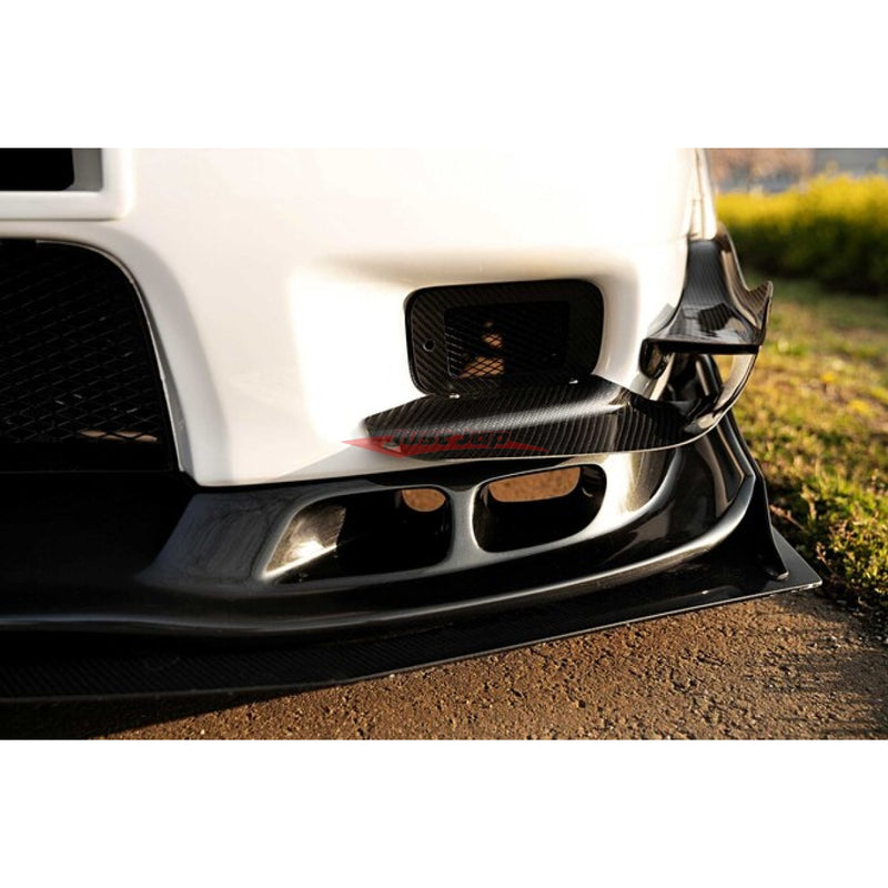 Karbonetic Carbon Fibre Auto Select Style Canard Set fits Nissan Skyline R33 GTR