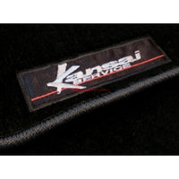 HKS Kansai Service Floor Mat Set (Black Stitching) Fits Nissan Skyline R33 GTR & C34 Stagea 4WD
