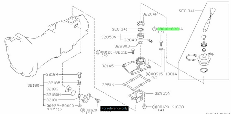 Genuine Nissan Gear Shifter Housing Bolts Fits Nissan (Check Compatibility)