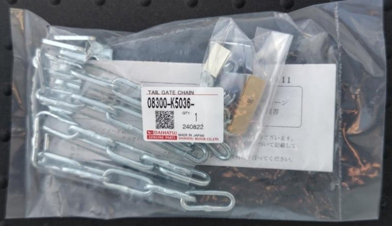 Genuine Daihatsu Rear Tailgate Chain Kit Fits Daihatsu S500/S510 Hi-Jet