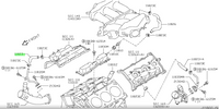Genuine Nissan Blow By Hose A Rocker Cover to Intake (R/H) Fits Nissan R35 GTR (VR38DETT)