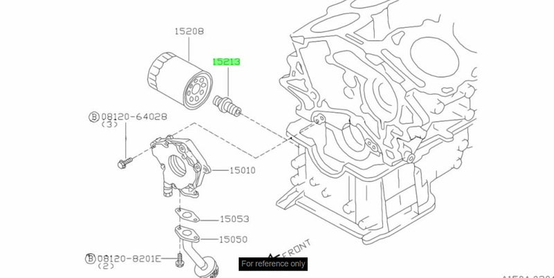 Genuine Nissan Oil Filter Stud Fits Nissan Engines (Check Compatibility)