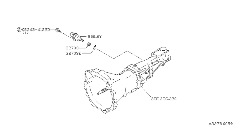 Genuine Nissan Speedo Drive Pinion Gear Circlip Locking Ring Fits Nissan S13 180SX (08/96-), S14 Silvia (JDM)