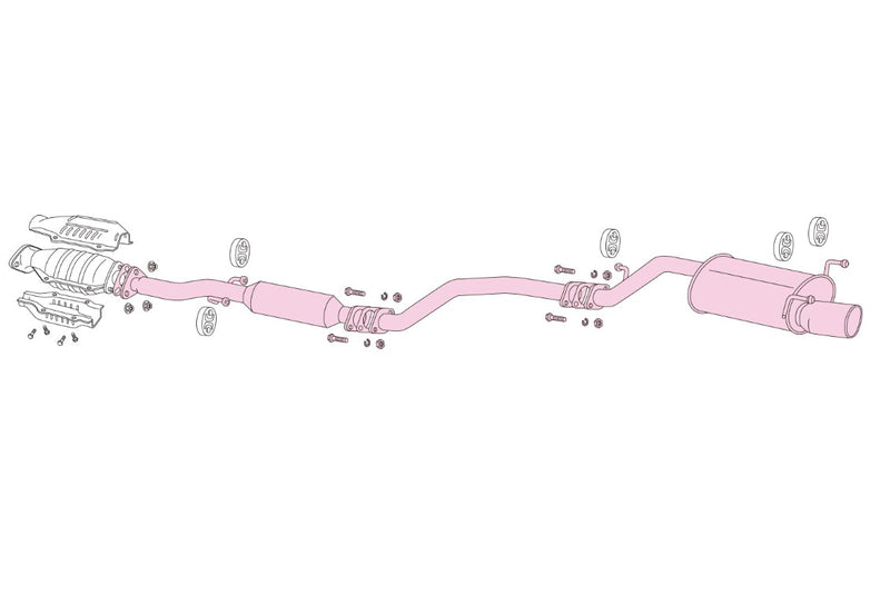 Fujitsubo Legalis R Exhaust System Fits Honda Civic EG4/EG6 (D15B/B16A)