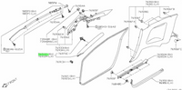 Genuine Nissan A-Pillar Interior Garnish R/H Fits Nissan R35 GTR (07-10)