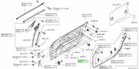 Genuine Nissan Lower Door Seal R/H/S Fits Nissan Z34 370Z