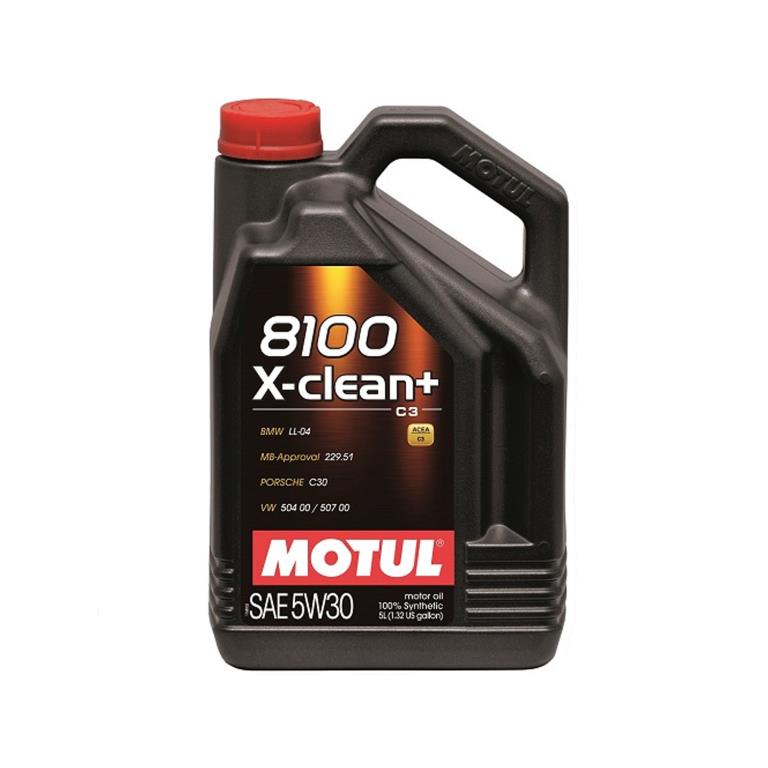 Motul 8100 X-Clean+ Engine Oil 5W-30 5 Litre