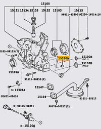 Genuine Toyota Engine Block to Oil Pump Dowell Fits Toyota 1JZ/2JZ Engines