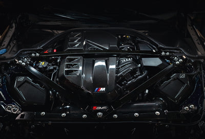 AMS Alpha Performance Cold Air Intake System (Carbon Top Covers) Fits BMW G8X M2/M3/M4 S58