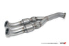 AMS Alpha Performance 90mm Catted Midpipe (3.5") Fits Nissan R35 GTR