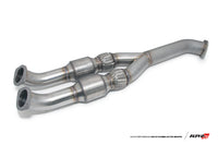 AMS Alpha Peformance 90mm Catted Midpipe (76mm Exit) Fits Nissan R35 GTR