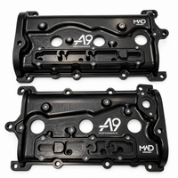 MAD Sweden Billet Camshaft Valve Cover Set (Dry Sump / Black) Fits Nissan R35 GTR VR38DETT
