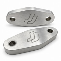 JustJap Racing VR38 EGR Block Off Plates (2 Piece Set) Fits Nissan R35 GTR