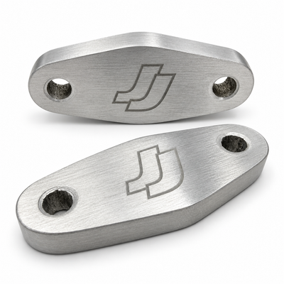 JustJap Racing VR38 EGR Block Off Plates (2 Piece Set) Fits Nissan R35 GTR