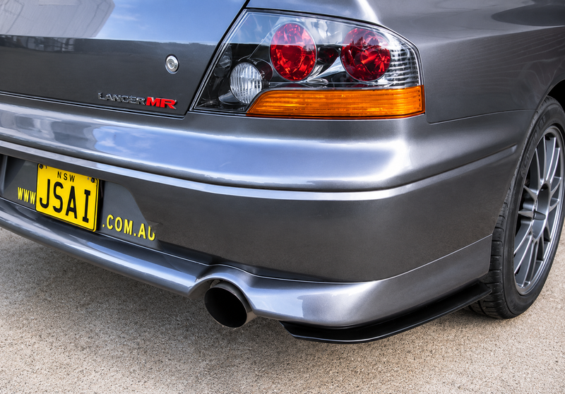 JSAI AERO REAR BAR EXTENSIONS - MITSUBISHI CT9A EVO 7/8/9 DAMD