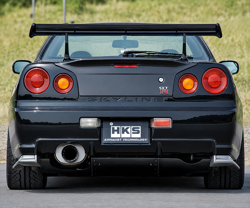 HKS Super Turbo Muffler Ti (Titanium) Fits Nissan R34 Skyline GTR