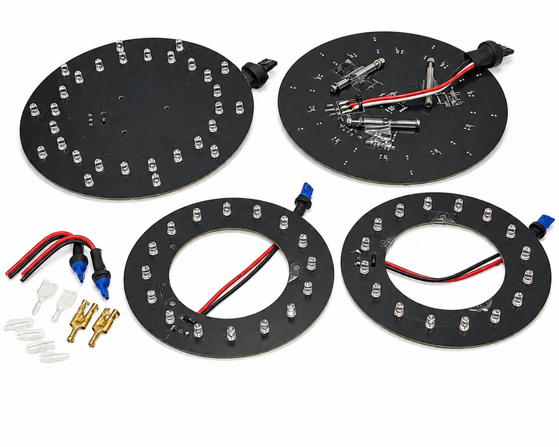 GTR Sales Australia R34 Nismo GT LED Tail Light Retrofit Kit (Black) Fits Nissan R34 Skyline (Coupe)