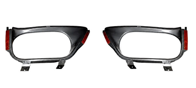 Genuine Nissan Rear Lower Bumper Valance Fascia Exhaust Tip Guard Set (LH & RH) Fits Nissan R35 GTR CBA/DBA 07-16