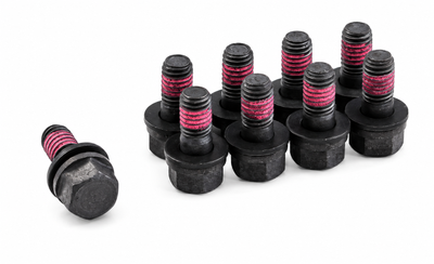 Xtreme Clutch Pressure Plate Bolts fits Holden, Nissan & Subaru (M8 x P1.25 - 17.3mm - 9pce Set)