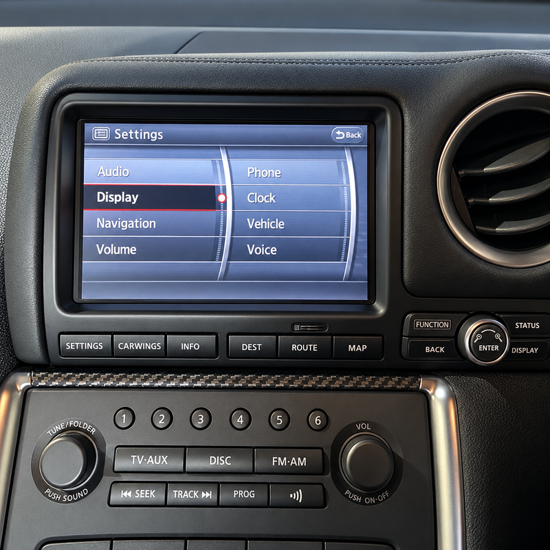 Nissan MFD English Conversion Fits Nissan R35 GTR 07-16 (JDM)