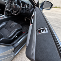 JustJap Racing Alcantara Instrument Dash Panel & Upper Door Trim Caps Fits Nissan R35 GTR 07-16 (Sold Exchange)