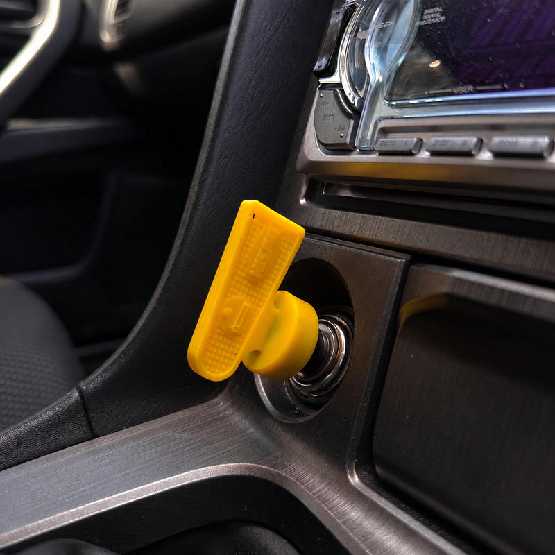 Nismo Style Killswitch 12v Cigarette Lighter (Yellow)