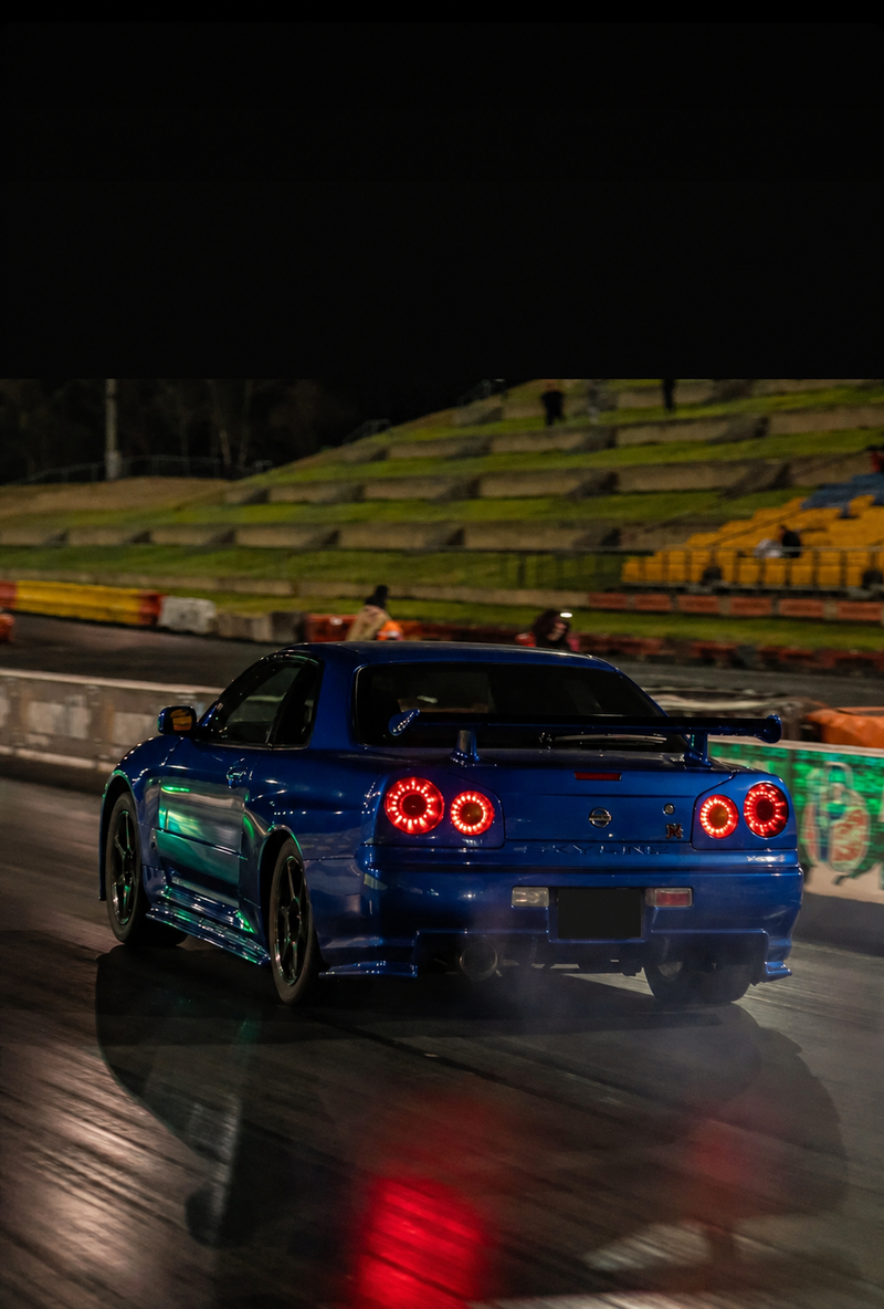 GTR Sales Australia R34 Nismo GT LED Tail Light Retrofit Kit (White) Fits Nissan R34 Skyline (Coupe)