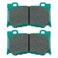 Project MU HC-EP Front Brake Pads Fits Nissan V36 Skyline, V37 Skyline 400R, Z34 370Z, RZ34 Z & Infiniti Q50/Q60 Red Sport (Akebono 4 Piston)
