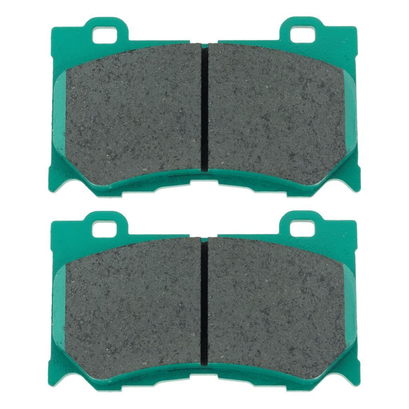 Project MU HC-EP Front Brake Pads Fits Nissan V36 Skyline, V37 Skyline 400R, Z34 370Z, RZ34 Z & Infiniti Q50/Q60 Red Sport (Akebono 4 Piston)