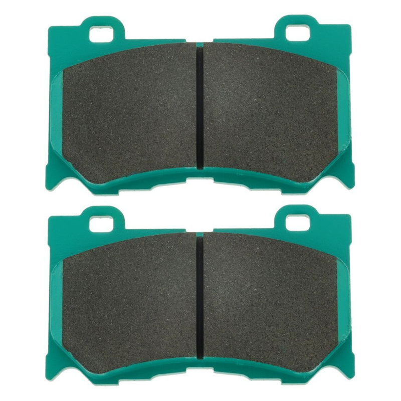 Project MU NS-EP Front Brake Pads Nissan V36 Skyline, V37 Skyline 400R, Z34 370Z, RZ34 Z & Infiniti Q50/Q60 Red Sport (Akebono 4 Piston)