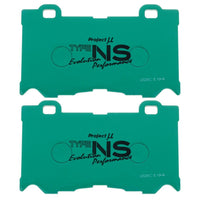 Project MU NS-EP Front Brake Pads Nissan V36 Skyline, V37 Skyline 400R, Z34 370Z, RZ34 Z & Infiniti Q50/Q60 Red Sport (Akebono 4 Piston)