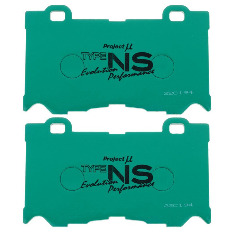 Project MU NS-EP Front Brake Pads Nissan V36 Skyline, V37 Skyline 400R, Z34 370Z, RZ34 Z & Infiniti Q50/Q60 Red Sport (Akebono 4 Piston)