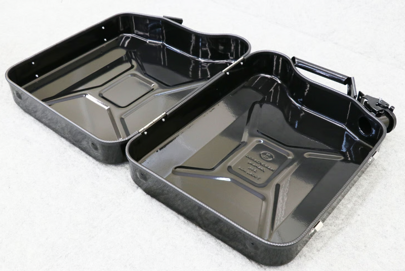 Hardcargo Jerrycan Toolbox + Holder Set (Black)