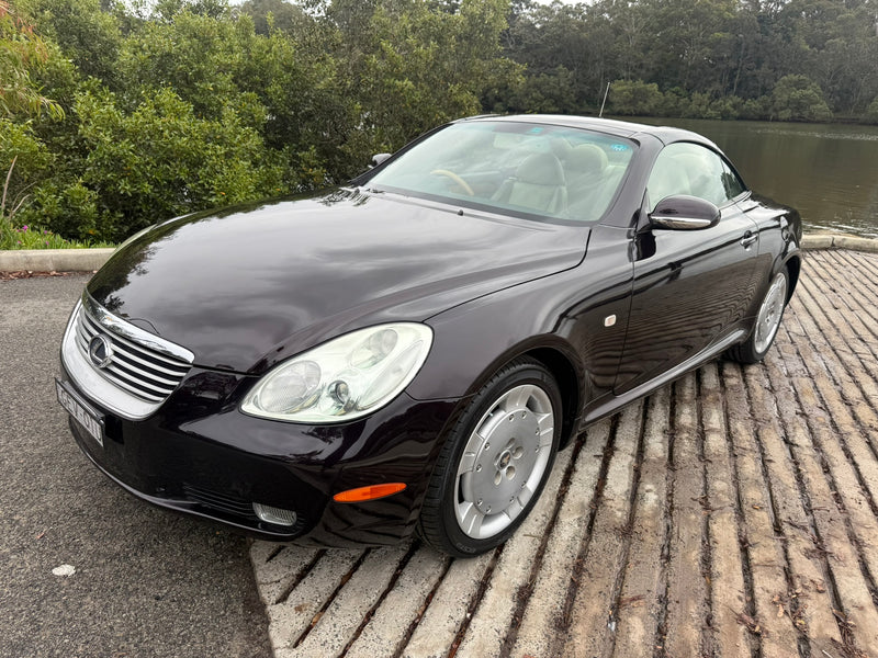 Lexus SC430 (Toyota Soarer) 54,xxx, 2001, NSW rego Until 28/03/2027