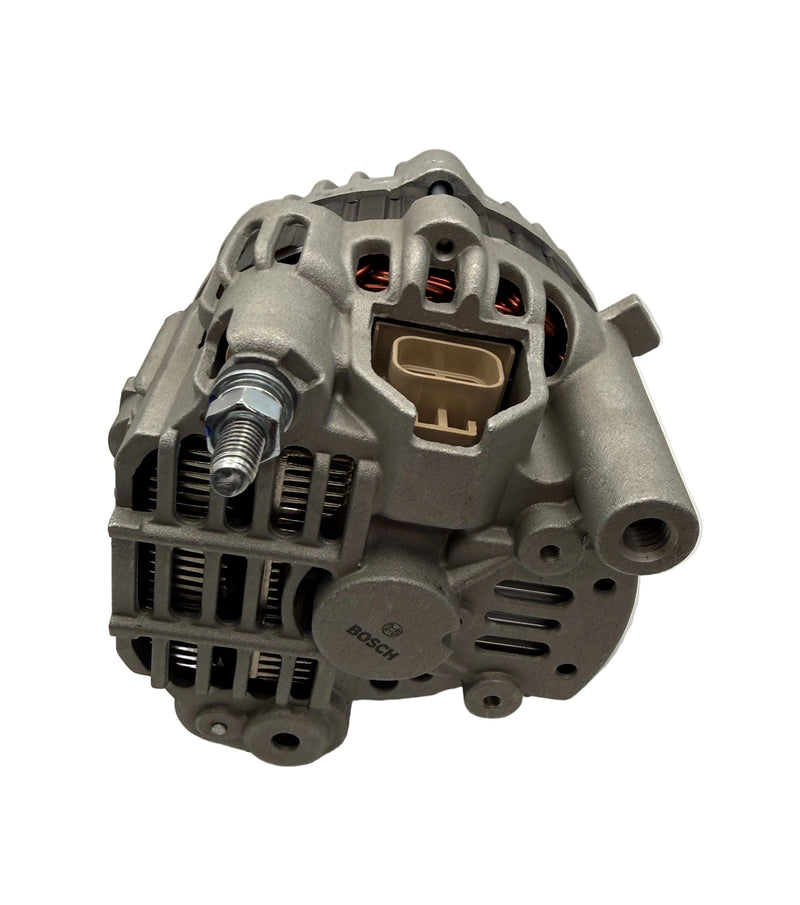 LS1 Bosch 12V 140 Amp Alternator & CWC SR Twin Cam Billet Conversion Kit (Silver) Fits Nissan SR20