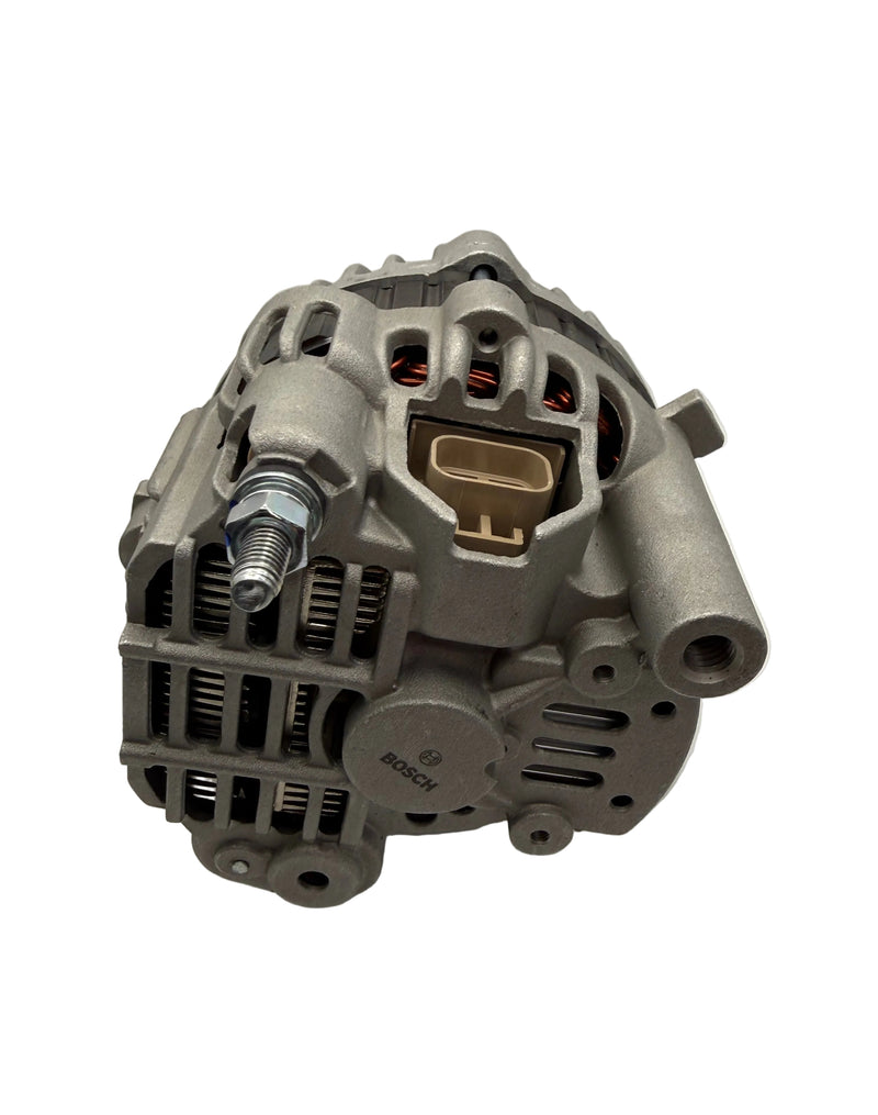 LS1 Bosch 12V 140 Amp Alternator & CWC SR Twin Cam Billet Conversion Kit (Black) Fits Nissan SR20