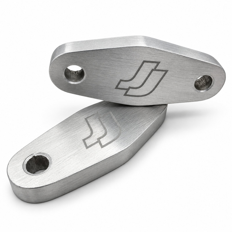 JustJap Racing VR38 EGR Block Off Plates (2 Piece Set) Fits Nissan R35 GTR