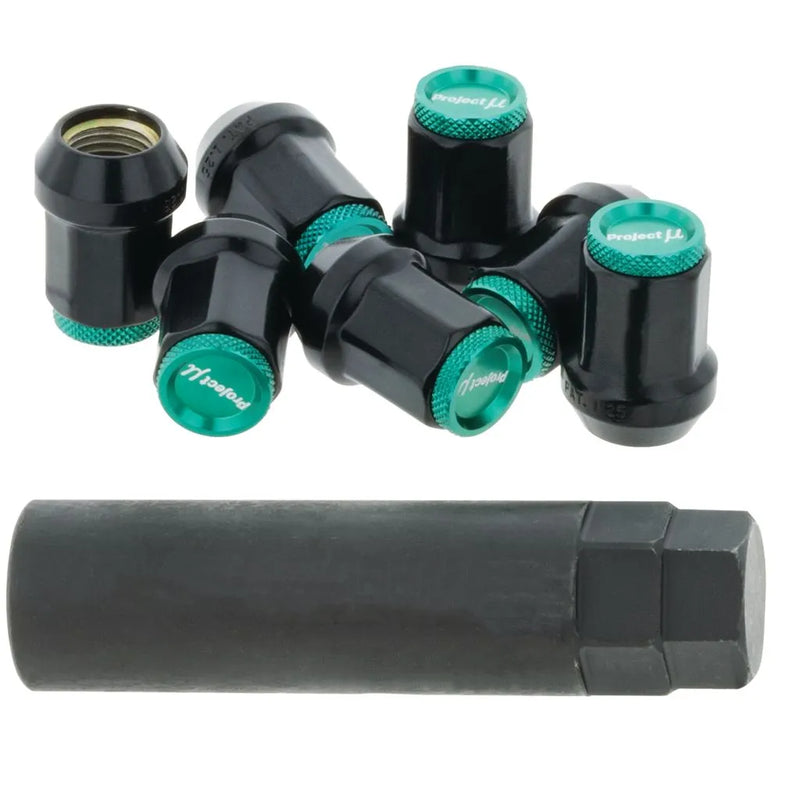 Project Mu Wheel Lock Nut Set 7 Type M Fits M12 x P1.5mm