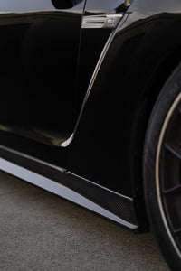 Zele Carbon Side Skirt Set Fits Nissan R35 GT-R CBA/DBA 11/07-11/14
