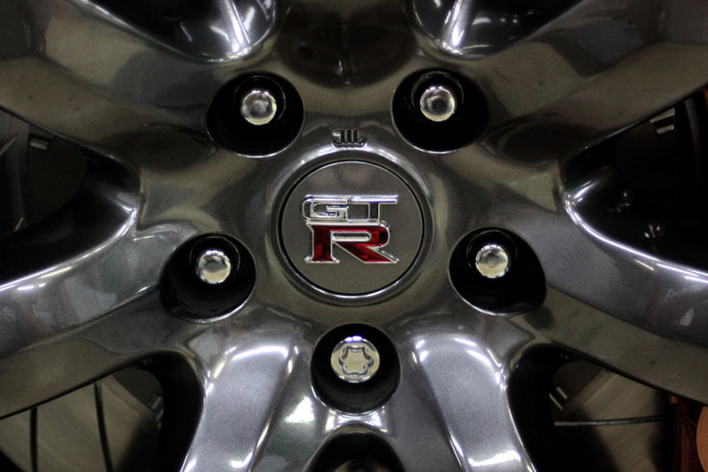 Mines Wheel Centre Cap Set fits Nissan R35 GTR 2007-2024 (Black)
