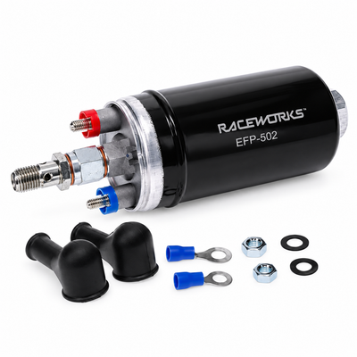 Raceworks 310LPH @ 3Bar (13.5V) High Pressure External / In-tank Fuel Pump (Bosch 044) - EFP-502