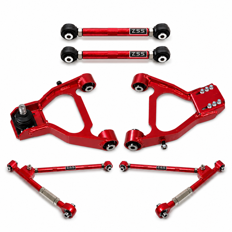 ZSS 8 Piece Suspension Arm Kit (Pillow Ball) Fits Mazda RX-7 FD3S (92-02)