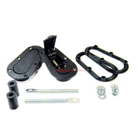 AeroCatch 120 Series Above Panel Flush Bonnet / Hood Fastener Kit - Non Locking (Black)