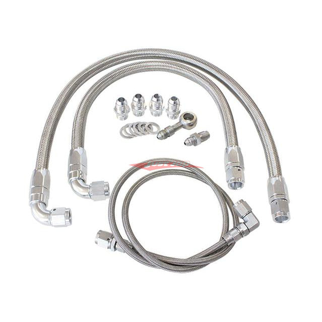 Aeroflow Turbo Oil & Water Line Set AF30-1002 Fits Nissan S14/S15 Silvia & 200SX (SR20DET)