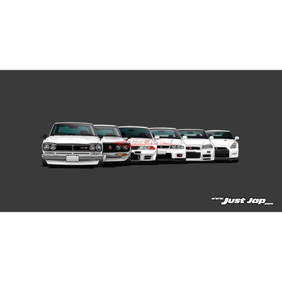 AK Racing Gaming Keyboard / Mousepad - Nissan GTR Vehicle History